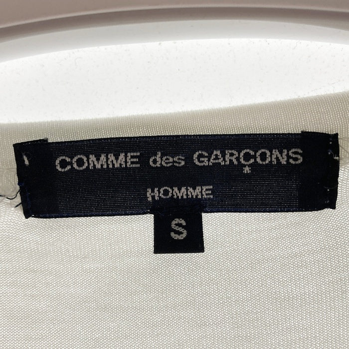 COMME des GARCONS HOMME コムデギャルソンオム HS-T004 AD2016 ストライプ シャツ生地 切り替え Tシャツ カットソー ブルー sizeS 瑞穂店