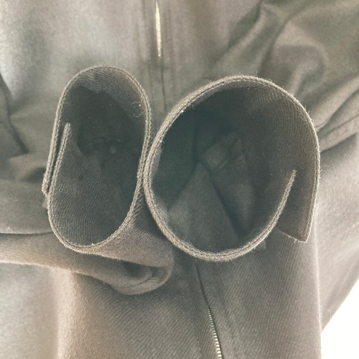 HERMES エルメス ウール フルジップ シャツジャケット チャコールグレー size40 瑞穂店