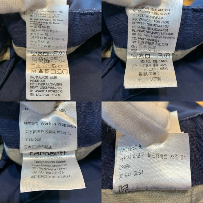 Carhartt WIP カーハートワークインプログレス REGULAR CARGO SHORT レギュラーカーゴショーツ ショートパンツ ネイビー I026503.01 Size 30 福生店