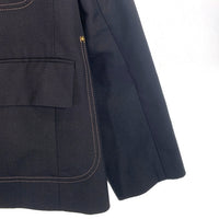 sacai サカイ 24SS Carhartt WIP カーハート Suiting Bonding Jacket スーチングボンディングジャケット リバーシブル ブラック 24-03387M Size 2 福生店