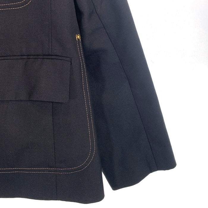 sacai サカイ 24SS Carhartt WIP カーハート Suiting Bonding Jacket スーチングボンディングジャケット リバーシブル ブラック 24-03387M Size 2 福生店