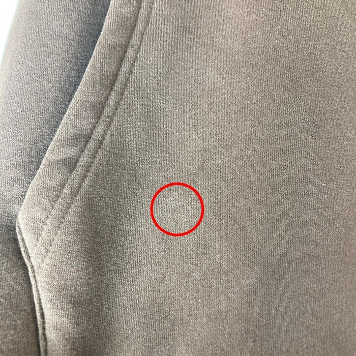 LAAMS ラームズ LOGO HOODIE ロゴワッペン プルオーバースウェットパーカー ブラウン Size XXL 瑞穂店