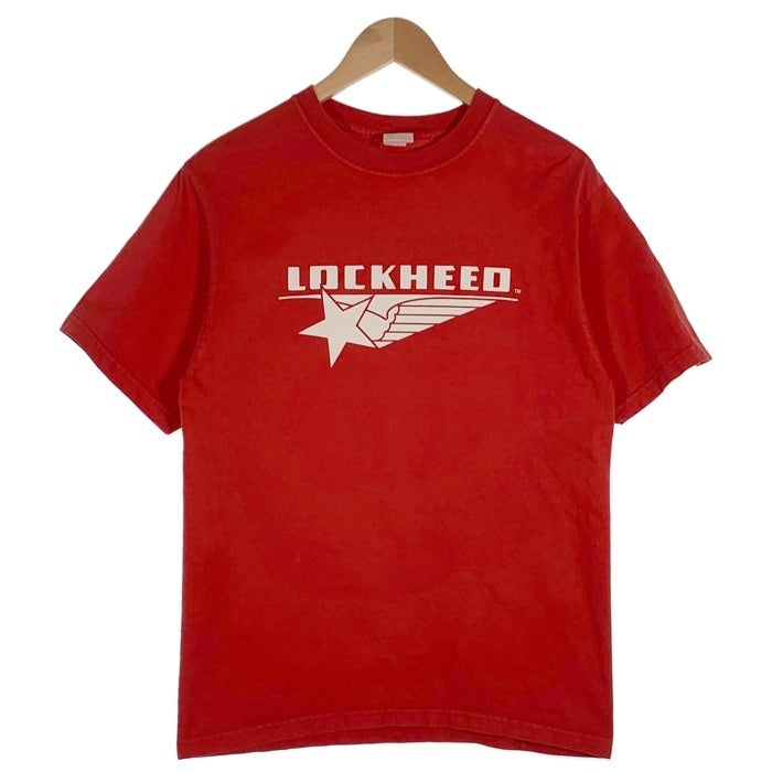 BUZZ RICKSON'S バズリクソンズ LOCKHEED 半袖 Tシャツ レッド Size S相当 福生店