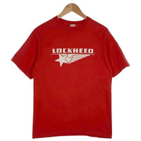 BUZZ RICKSON'S バズリクソンズ LOCKHEED 半袖 Tシャツ レッド Size S相当 福生店