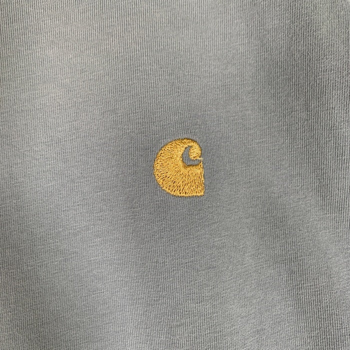 CARHARTT WIP カーハートワークインプログレス S/S CHASE T-SHIRT チェイスTシャツ 刺繡 ライトブルー Size M 福生店