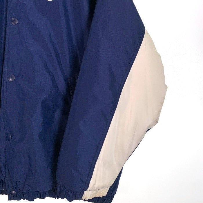90's NIKE ナイキ 銀タグ ナイロンジャケット ネイビー ホワイト Size XL 福生店