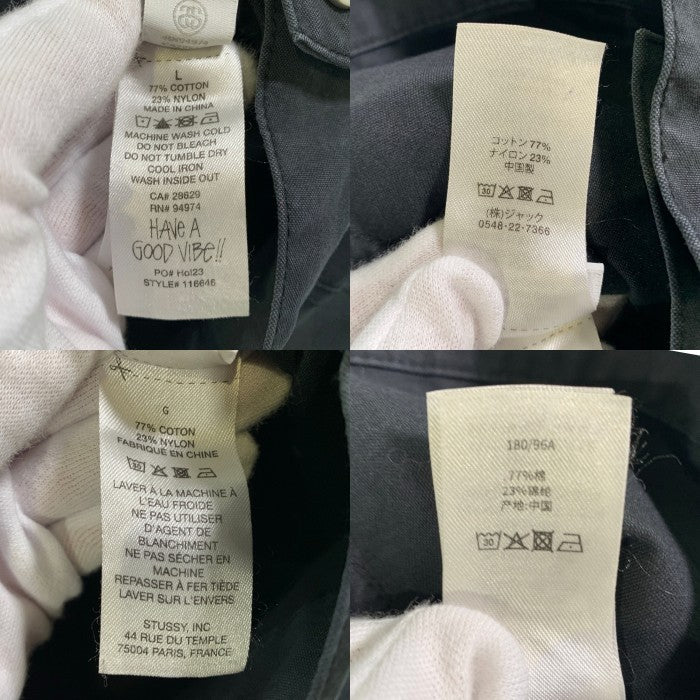 STUSSY ステューシー NYCO FLIGHT PANT フライト パンツ ブラック Size L 福生店