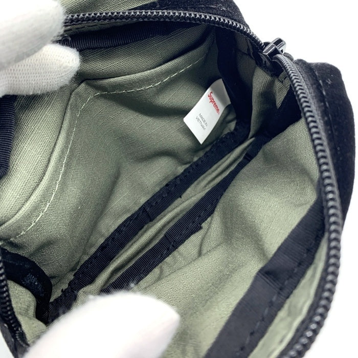 SUPREME シュプリーム 25AW Velvet Mini Pouch ベルベットミニポーチ ベロア ブラック  福生店