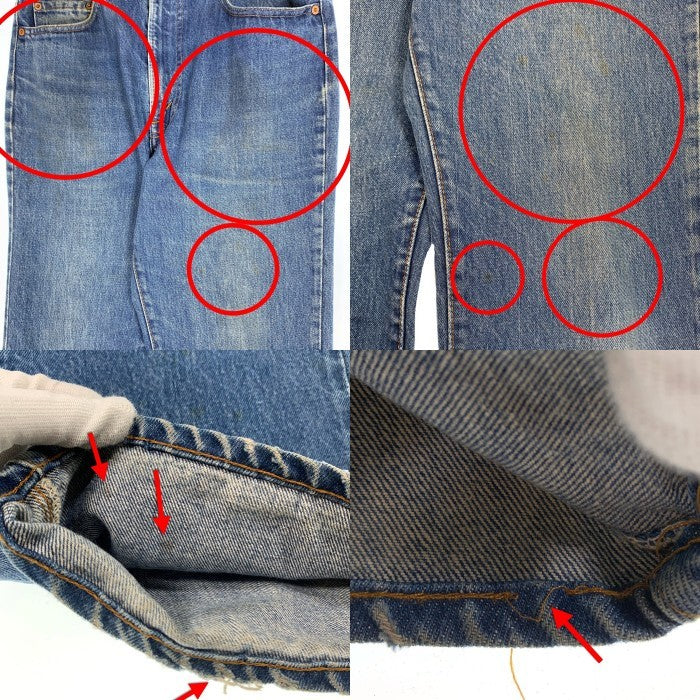 80's Levi's リーバイス 517-0217 ブーツカット デニムパンツ インディゴ USA製 赤タブ Size 34×29 福生店