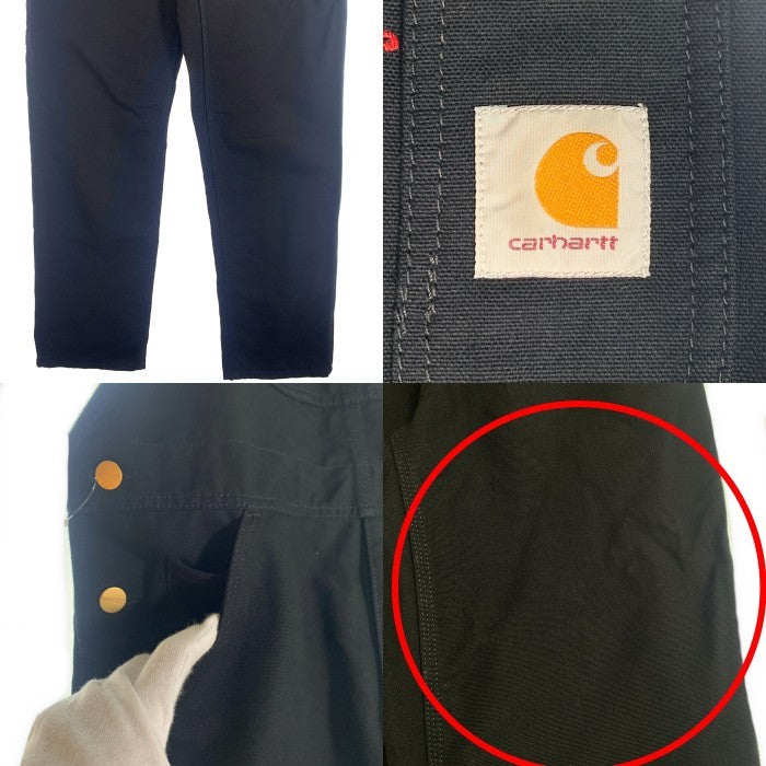 Carhartt WIP カーハートワークインプログレス BIB OVERALL ビブオーバーオール ダック ブラック I026462.89 Size 30×32 福生店