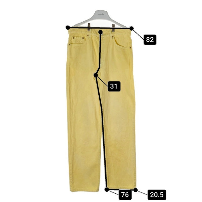 Levi's リーバイス 510-0251 USA製 ボタン裏525 デニムパンツ 後染めイエロー size33 瑞穂店