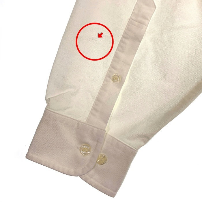 Brooks Brothers ブルックスブラザーズ スーピマコットン ボタンダウンシャツ 長袖 ホワイト Size XL 福生店