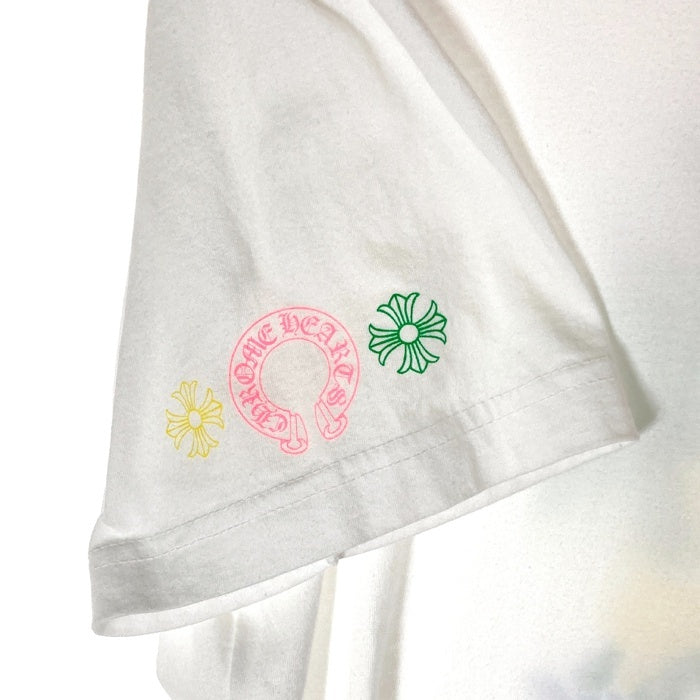 CHROME HEARTS クロムハーツ 2212-304-0797 マルチ クロス セメタリ― 半袖Tシャツ ホワイト sizeL 瑞穂店