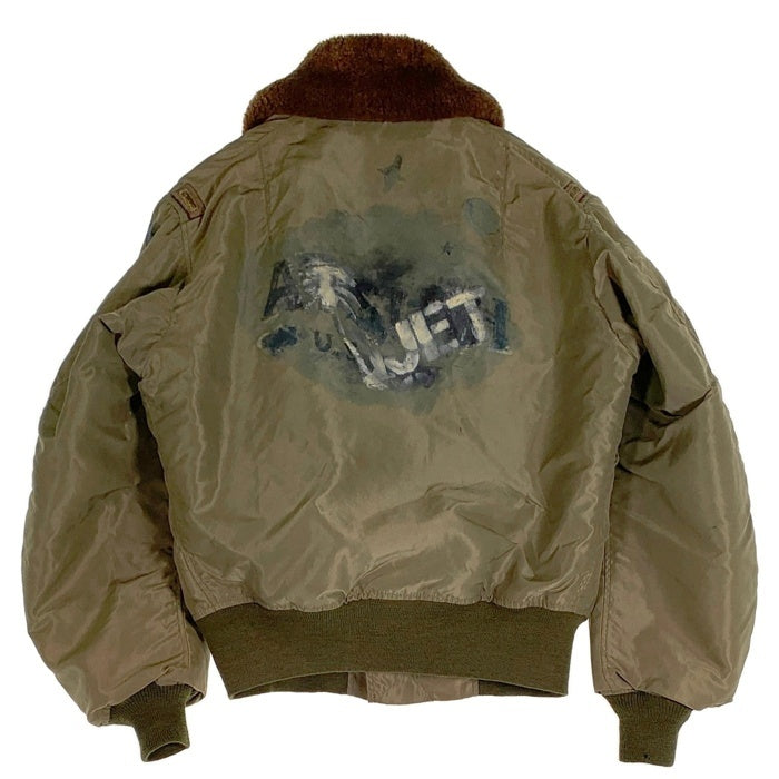BUZZ RICKSON'S バズリクソンズ  B-15B ナイロンフライトジャケット オリーブ カスタム Size 38 福生店