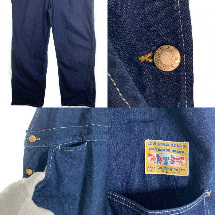 LEVI'S リーバイス オーバーオール インディゴ A4406-0000 Size XL 福生店