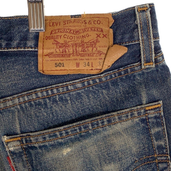 00's Levi's リーバイス 501 デニムパンツ インディゴ USA製 Size 34×32 福生店