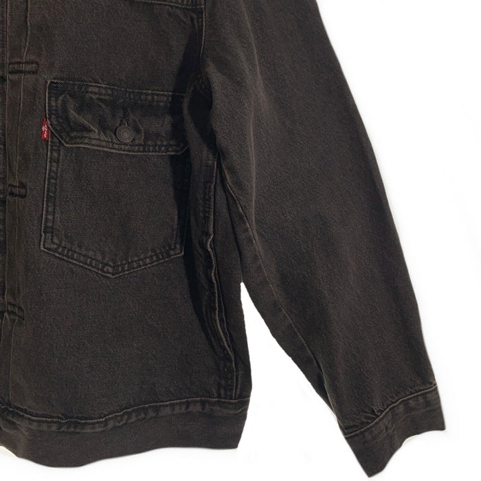 LEVI'S リーバイス TYPEⅡトラッカー デニム ジャケット ブラック A7632-0002 Size L 福生店