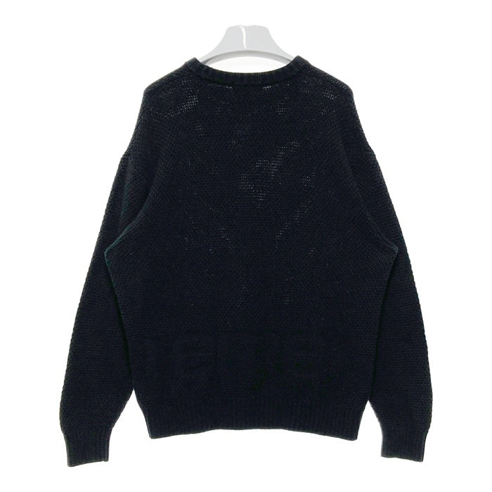 SUPREME シュプリーム 20AW Textured Small Box Sweater スモールボックスロゴニット ブラック sizeL 瑞穂店
