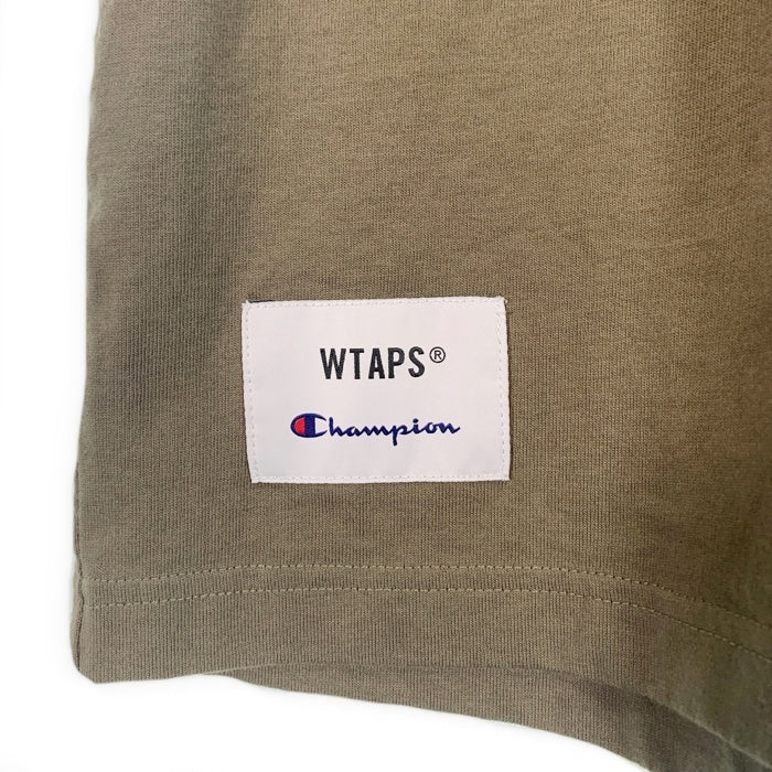 WTAPS ダブルタップス 20SS Champion チャンピオン BLANK SS ブランクショートスリーブTシャツ オリーブ C8-T342 Size XL 福生店