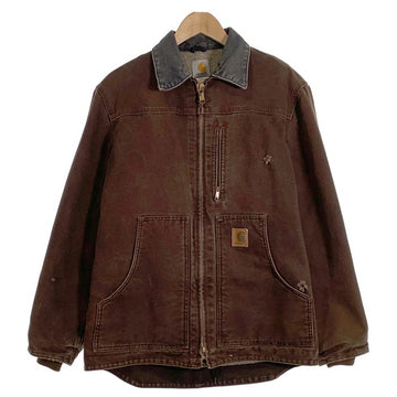 Carhartt カーハート Ridge Coat リッジコート ダックキャンバス ジップアップジャケット ダークブラウン メキシコ製 C61 DKB Size S-R 福生店