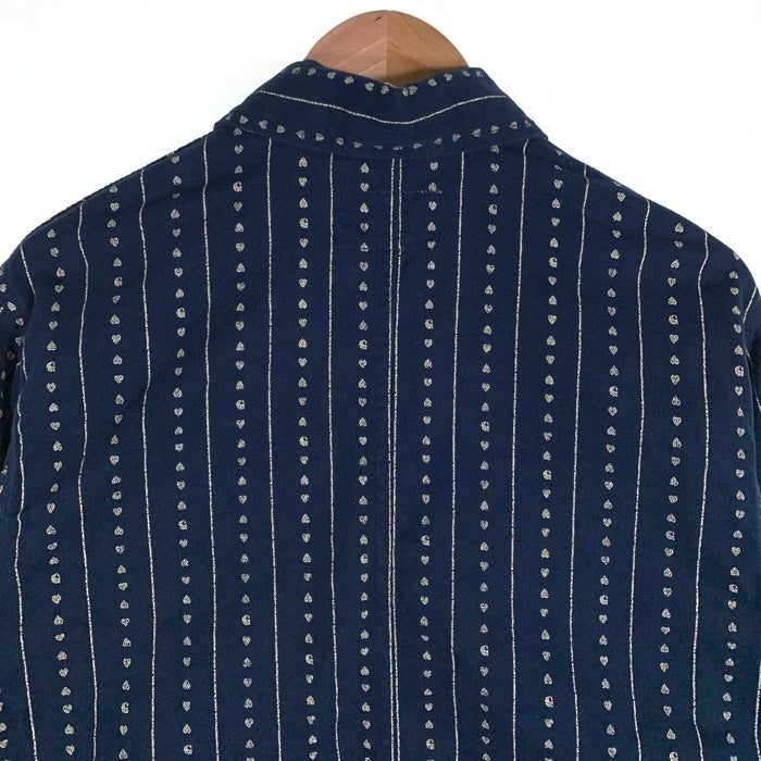 Carhartt WIP カーハートワークインプログレス DREWE CHORE COAT ドリューチョアコート カバーオール ストライプ ネイビー I034823.2RU Size S 福生店