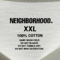NEIGHBORHOOD ネイバーフッド Money Over Power プリントロングスリーブTシャツ ホワイト Size XXL 瑞穂店