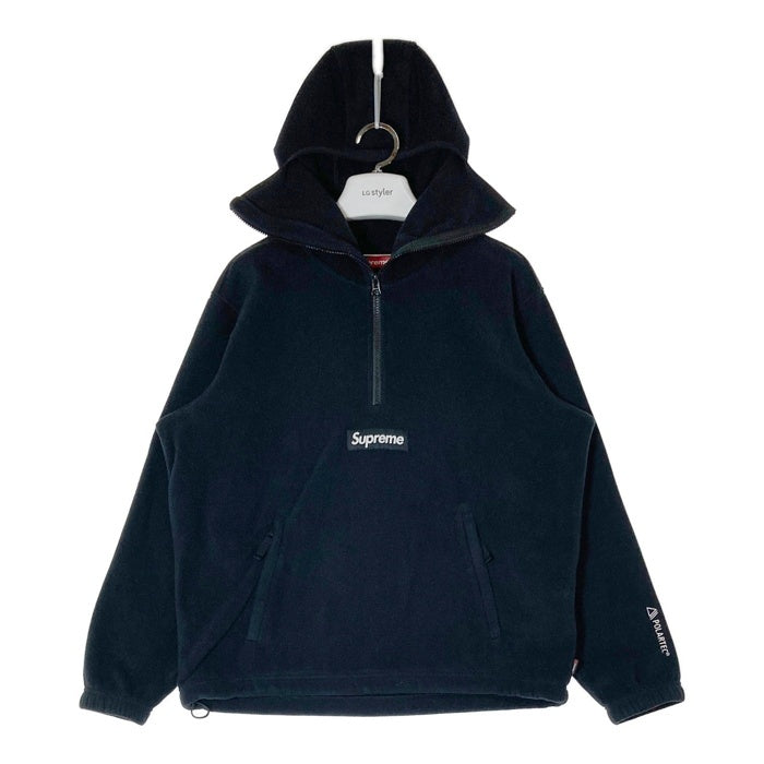 Supreme シュプリーム 24FW Polartec Facemask Half Zip Hooded Sweatshirt ポーラーテック ハーフジップ スウェットパーカー ブラック sizeS 瑞穂店