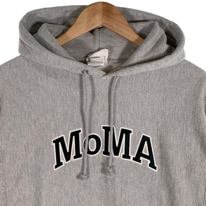 MOMA モマ Champion チャンピオン REVERSE WEAVE HOODY リバースウィーブ スウェットパーカー グレー Size S 福生店