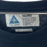 CHALLENGER チャレンジャー × NEIGHBORHOOD ネイバーフッド 2021 スカル Tシャツ ブラック sizeXXL 瑞穂店