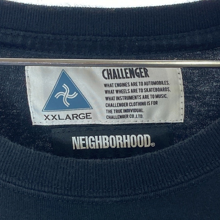 CHALLENGER チャレンジャー × NEIGHBORHOOD ネイバーフッド 2021 スカル Tシャツ ブラック sizeXXL 瑞穂店