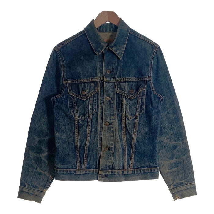 60's 70's Levi's リーバイス ボタン裏524 不均等V ビッグE BIG E 4thモデル トラッカーデニムジャケット インディゴ 70505-0217 USA製 Size 40 福生店