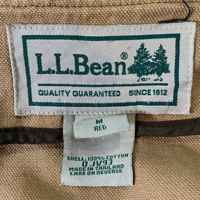 L.L.Bean エルエルビーン ダック地 ハンティングジャケット カバーオール ベージュ JV93 Size M 福生店