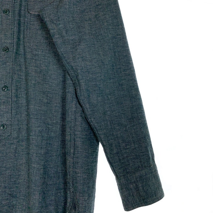 Dry Bones ドライボーンズ ボタンダウンシャツ チンストラップ マチ付 猫目ボタン ネイビー Size 38 福生店