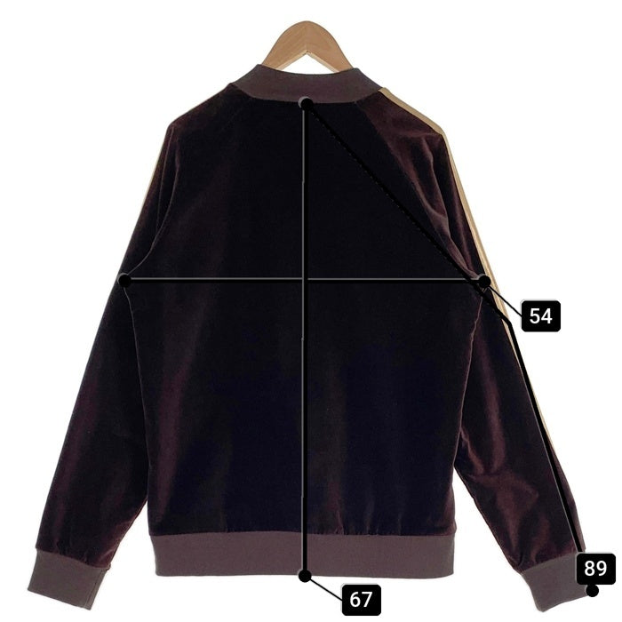 adidas Originals アディダス オリジナルス B&Y別注 ベロア トラックジャケット ブラウン BK4562 Size L 福生店