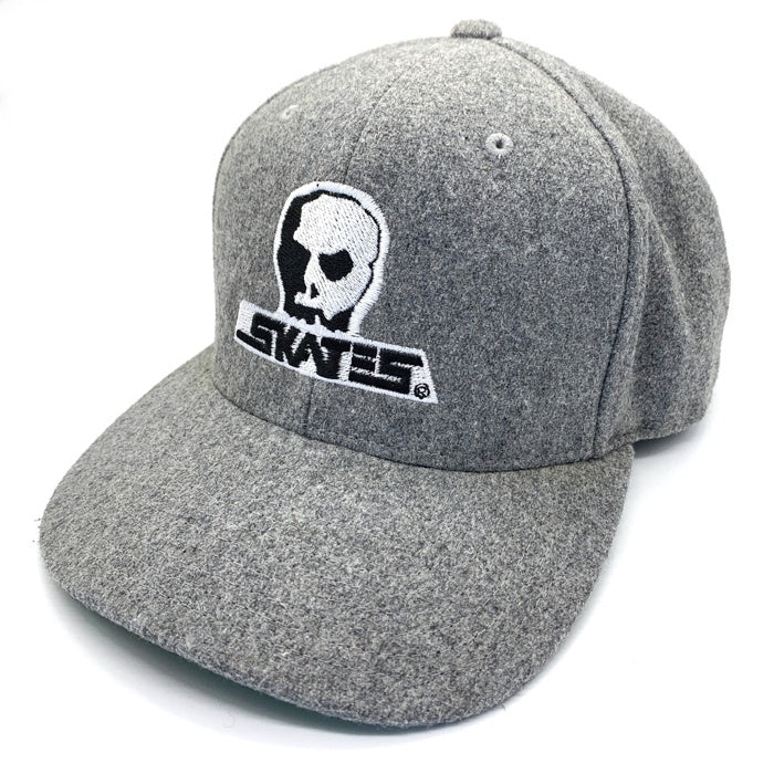 Skull Skates スカルスケーツ スナップバック ウール 6パネルキャップ グレー 福生店