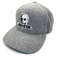 Skull Skates スカルスケーツ スナップバック ウール 6パネルキャップ グレー 福生店