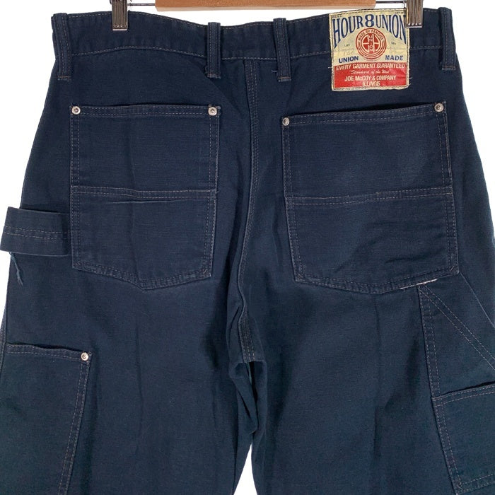 JOE McCOY ジョーマッコイ Lot722 8HOUR UNION ダック地 ダブルニーペインターパンツ ネイビー Size 34 福生店