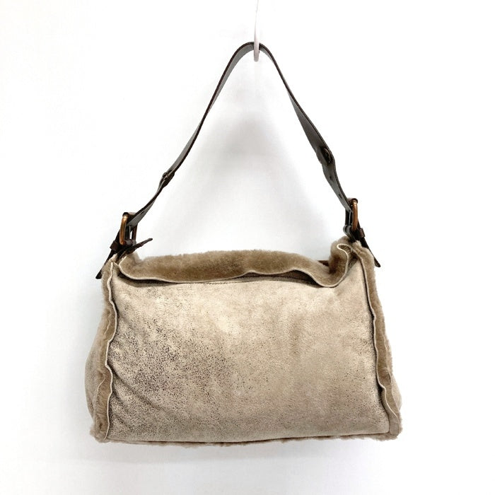 CELINE セリーヌ ムートンボア ワンショルダーバッグ グレー 瑞穂店