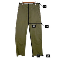 イギリス軍 ミリタリー ベイカーカーゴパンツ ファティーグ オリーブ Size 85/80/96 福生店