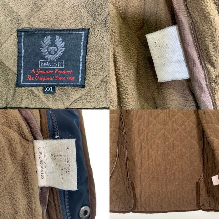 BELSTAFF ベルスタッフ キルティングベスト ネイビー Size XXL 福生店