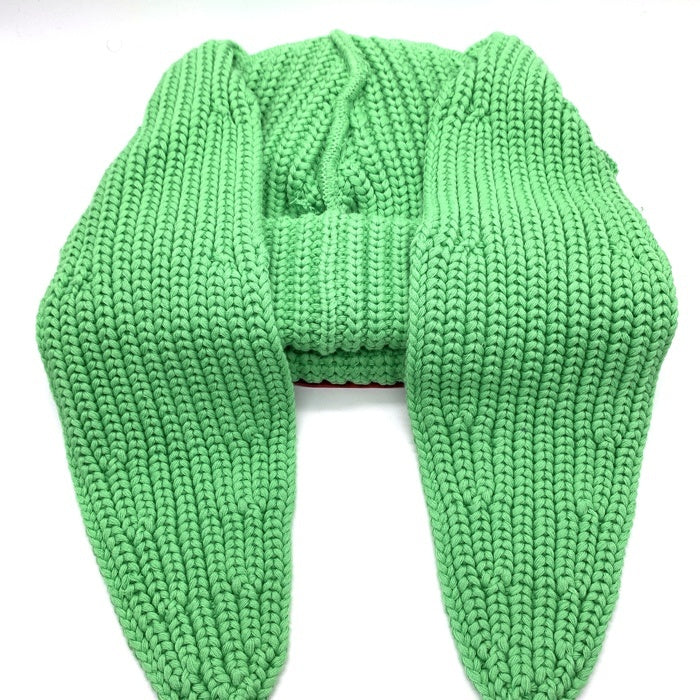 CHARLES JEFFREY LOVERBOY チャールズジェフリーラバーボーイ CHUNKY BEANIE RABBIT チャンキーリブビーニー ラビット グリーン コットン 福生店