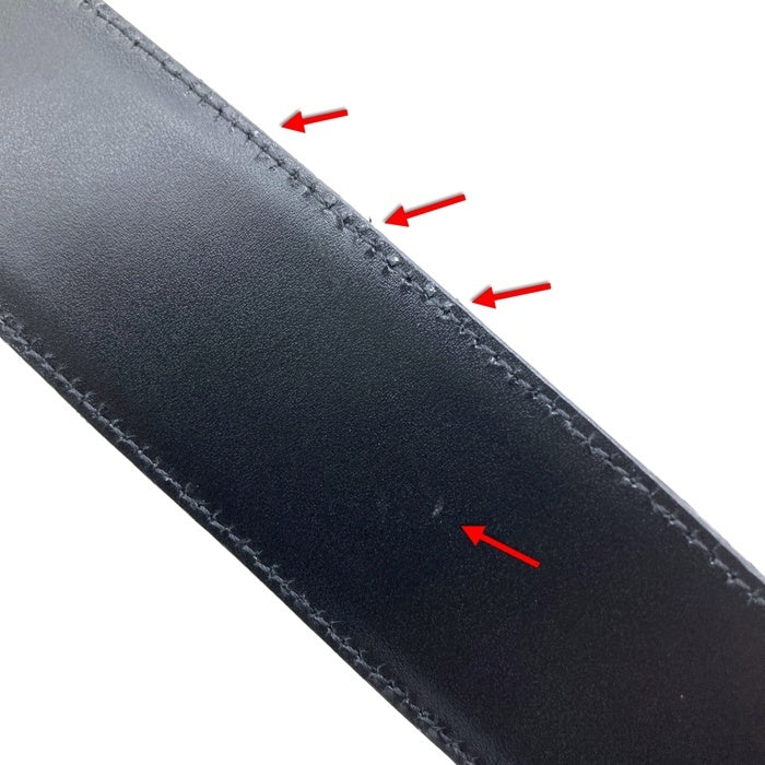 DOLCE&GABBANA ドルチェアンドガッバーナ DGバックル レザーベルト ブラック Size 100cm-40インチ 瑞穂店