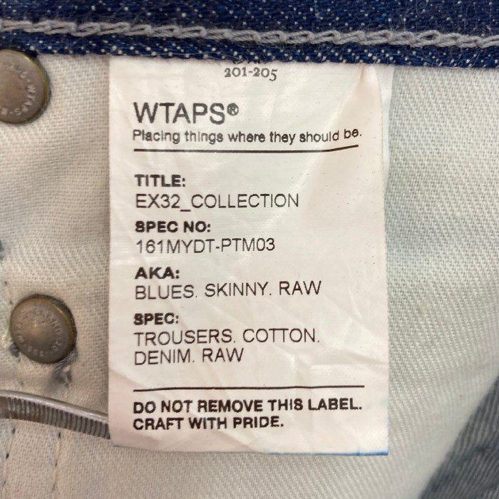 WTAPS ダブルタップス 16SS 161MYDT-PTM03 BLUES デニムパンツ インディゴ sizeS 瑞穂店