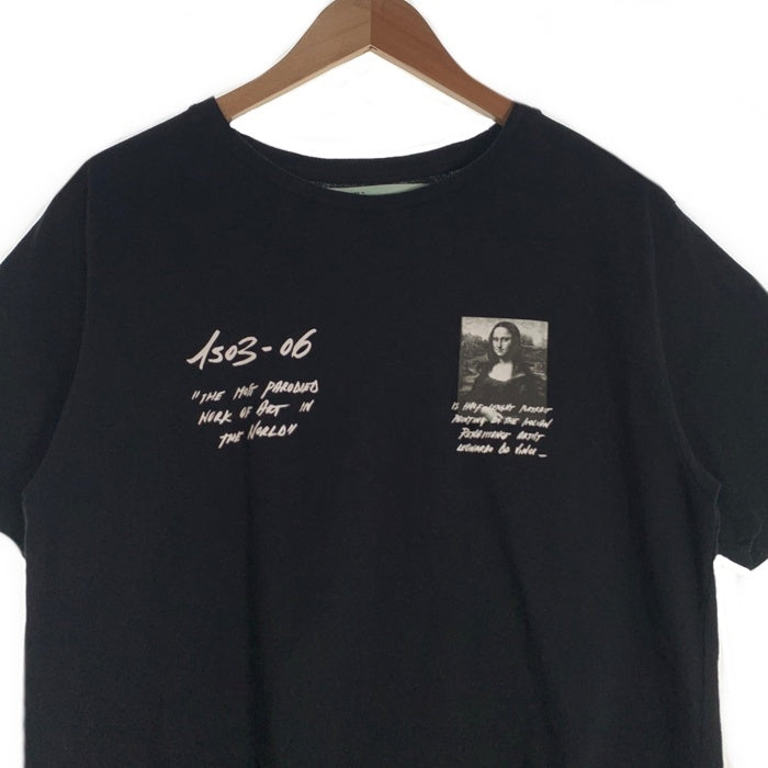 OFF-WHITE オフホワイト 19SS モナリザ 半袖 Tシャツ ブラック OMAA027S19185005 Size M 福生店