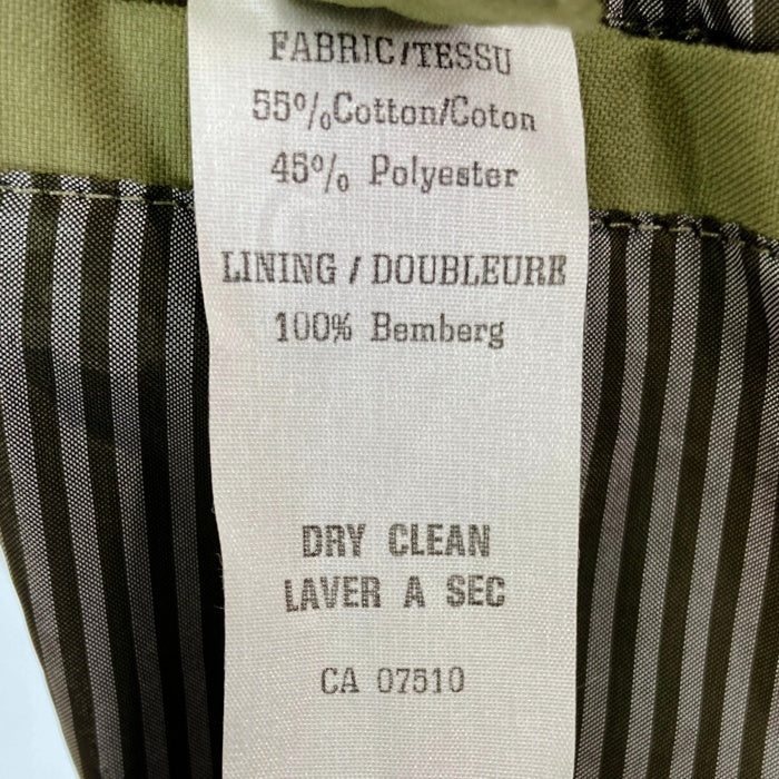 GIORGIO ARMANI LE COLLEZIONI ジョルジオアルマーニ コレツィオーニ トレンチコート カーキ size38 瑞穂店