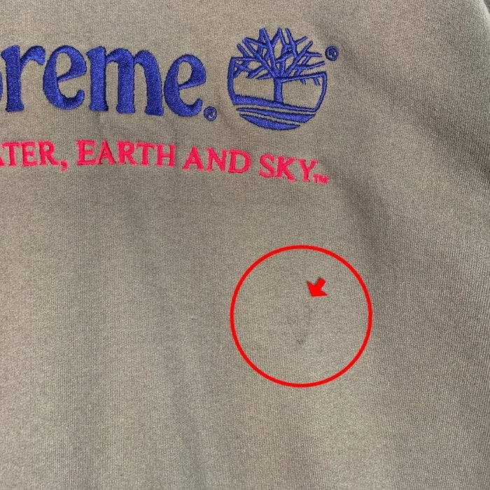 SUPREME シュプリーム 20SS Timberland ティンバーランド Crewneck クルーネックスウェットトレーナー オリーブ Size XL 福生店