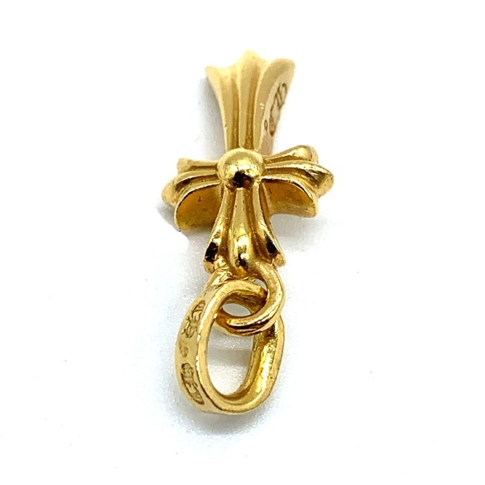 Chrome Hearts クロムハーツ 22K CH CRS BBY FAT CHクロス ベイビーファットチャーム ペンダントトップ ゴールド 福生店