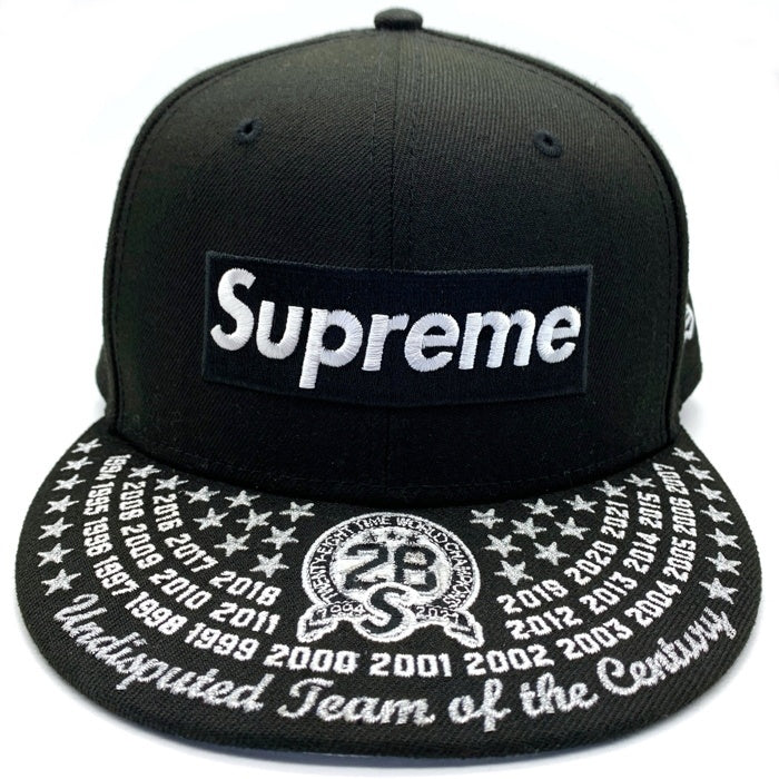 SUPREME シュプリーム 21AW NEW ERA ニューエラ 59FIFTY Undisputed Box Logo Cap ボックスロゴ ベースボールキャップ ブラック Size 7 3/8 (58.7cm) 福生店