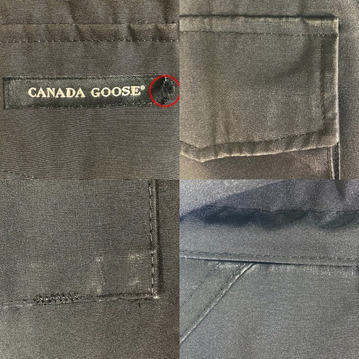 CANADA GOOSE カナダグース 4078JM KAMLOOPS カムループス ダウンジャケット ブラック sizeM 瑞穂店