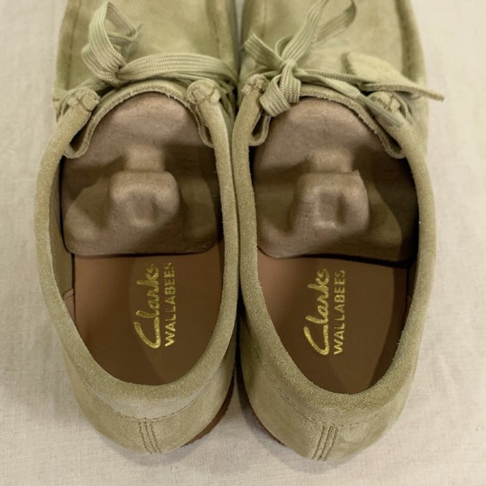 Clarks クラークス WALLABEE ワラビー スウェードシューズ ベージュ 61304065 Size UK7.5 (25.5cm) 福生店